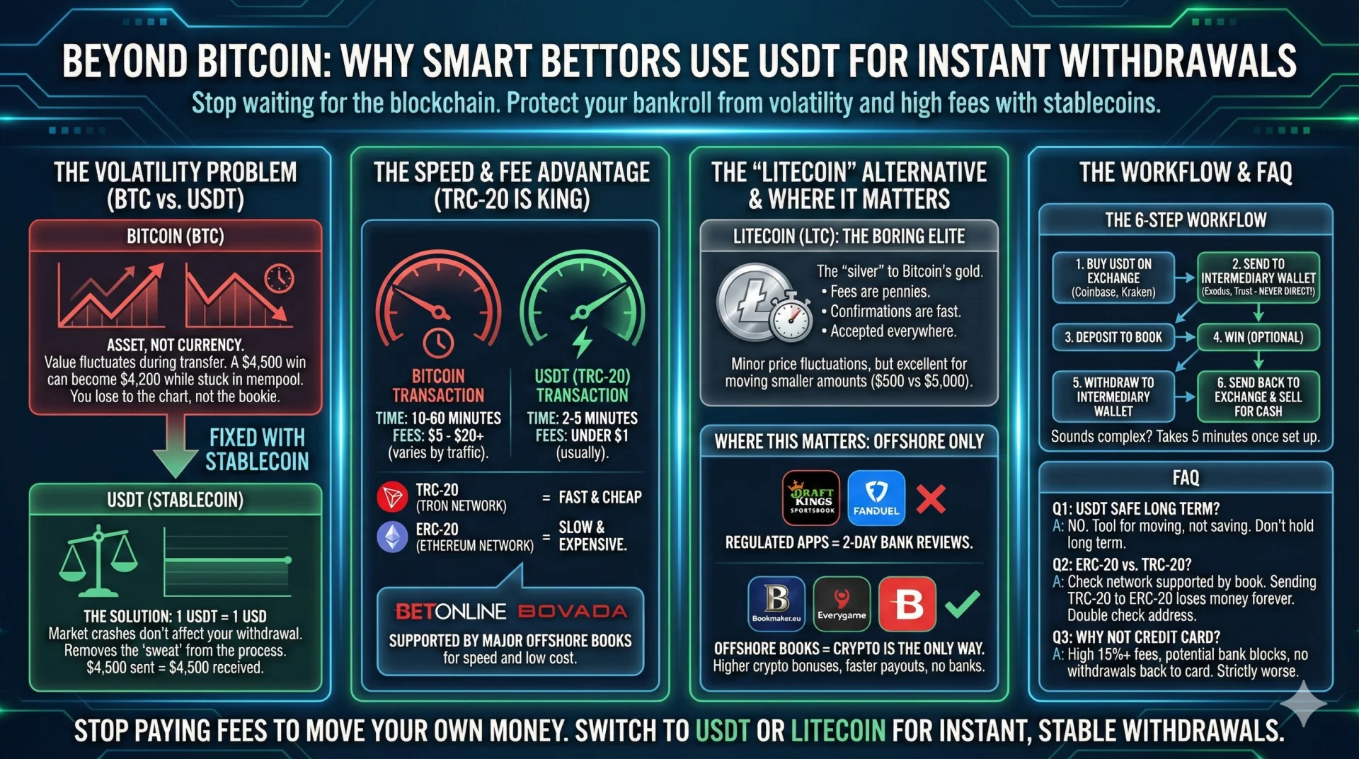 Beyond Bitcoin Why Smart Bettors use USDT for Instant Withdrawals.webp