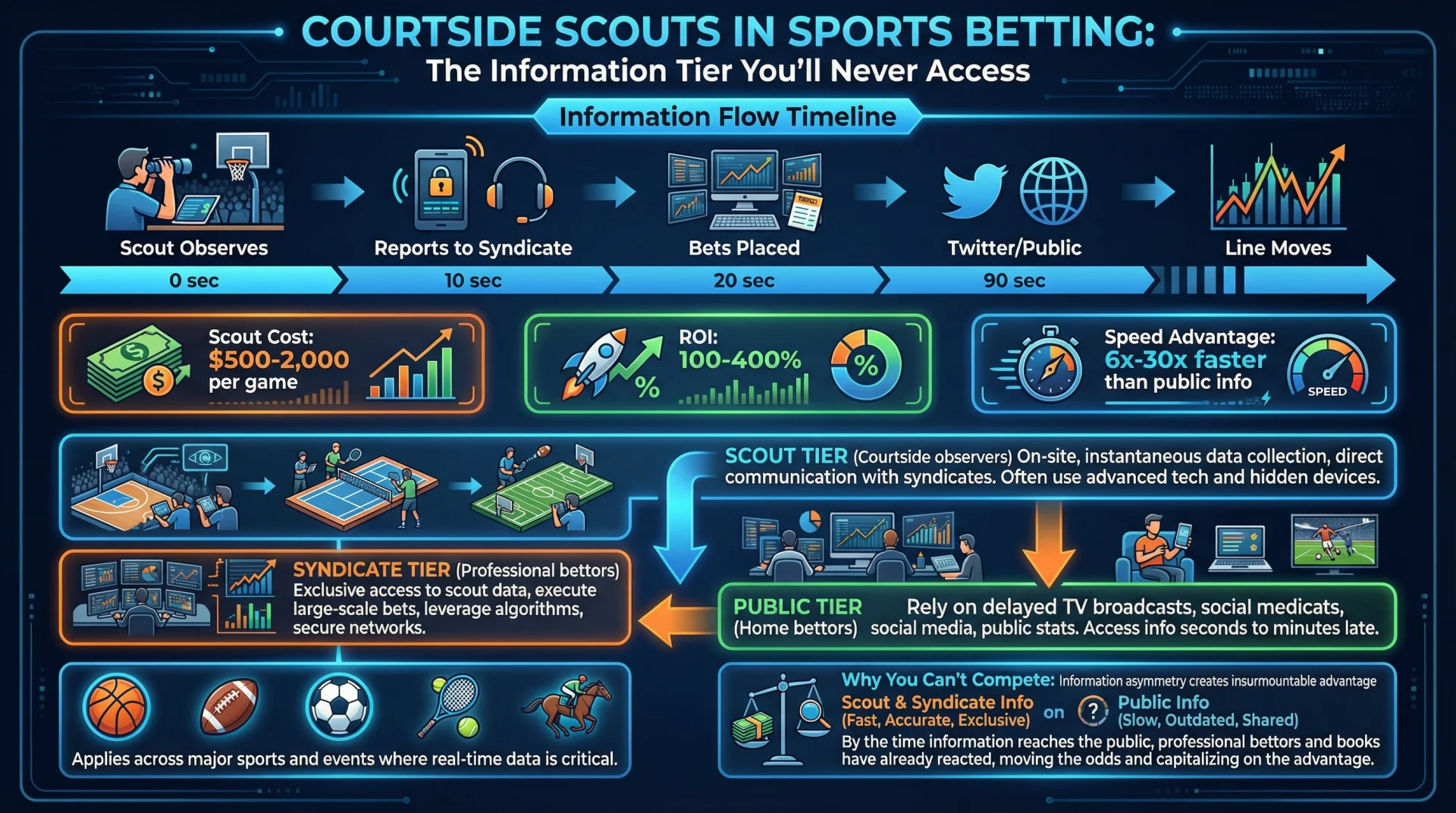 Courtside Scouts in Sports Betting: The Information Tier You'll Never Access (And Why They Always Win)