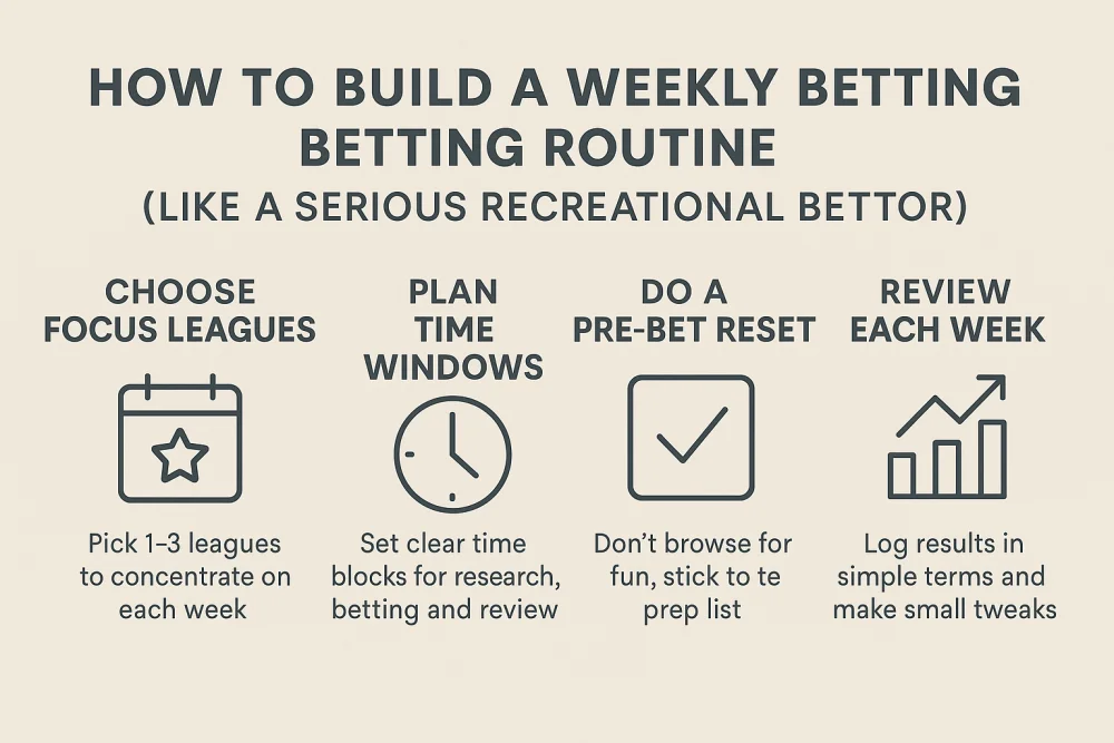 How to Build a Weekly Betting Routine infographic.webp