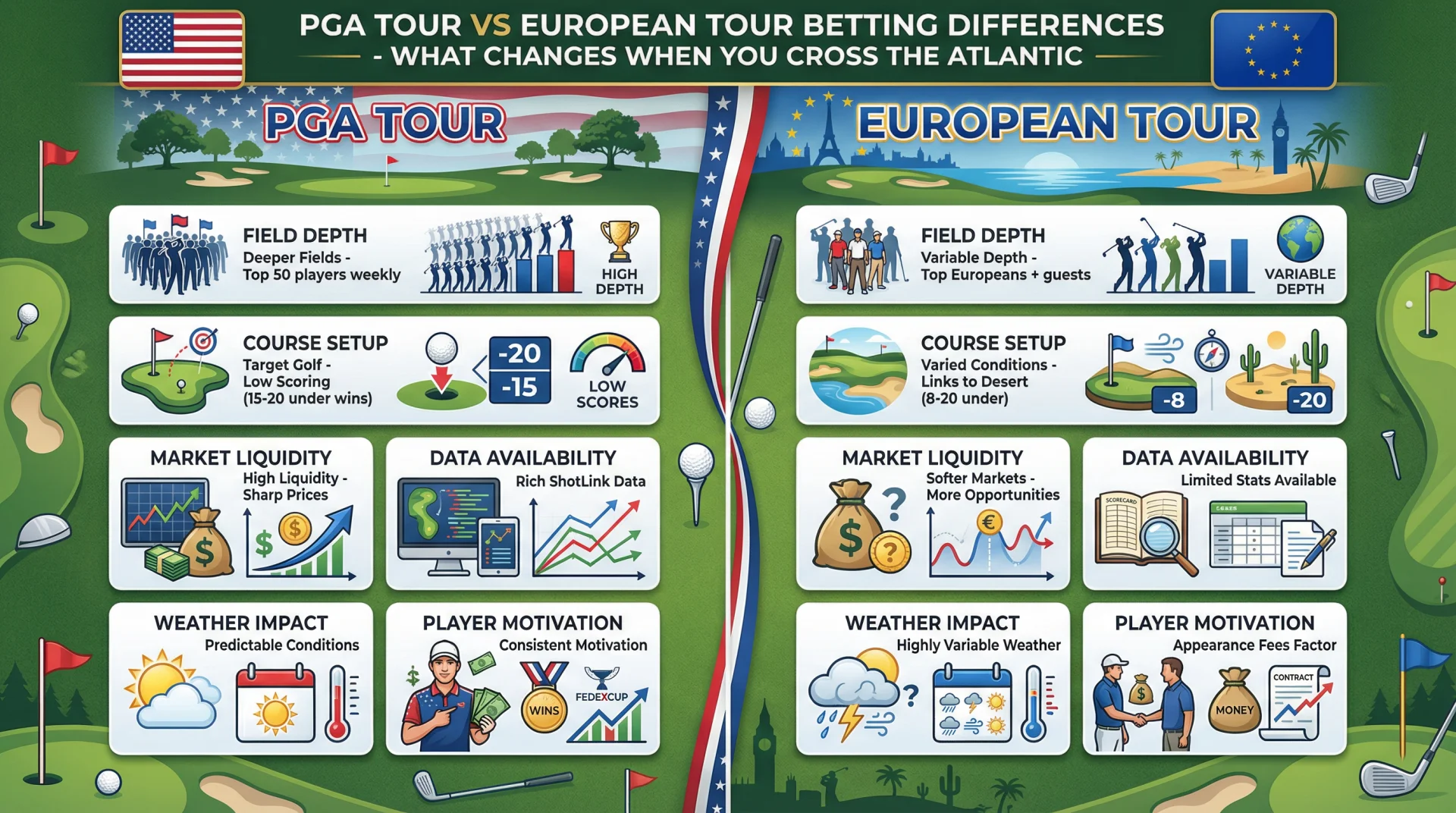 PGA Tour vs European Tour Betting Differences.webp