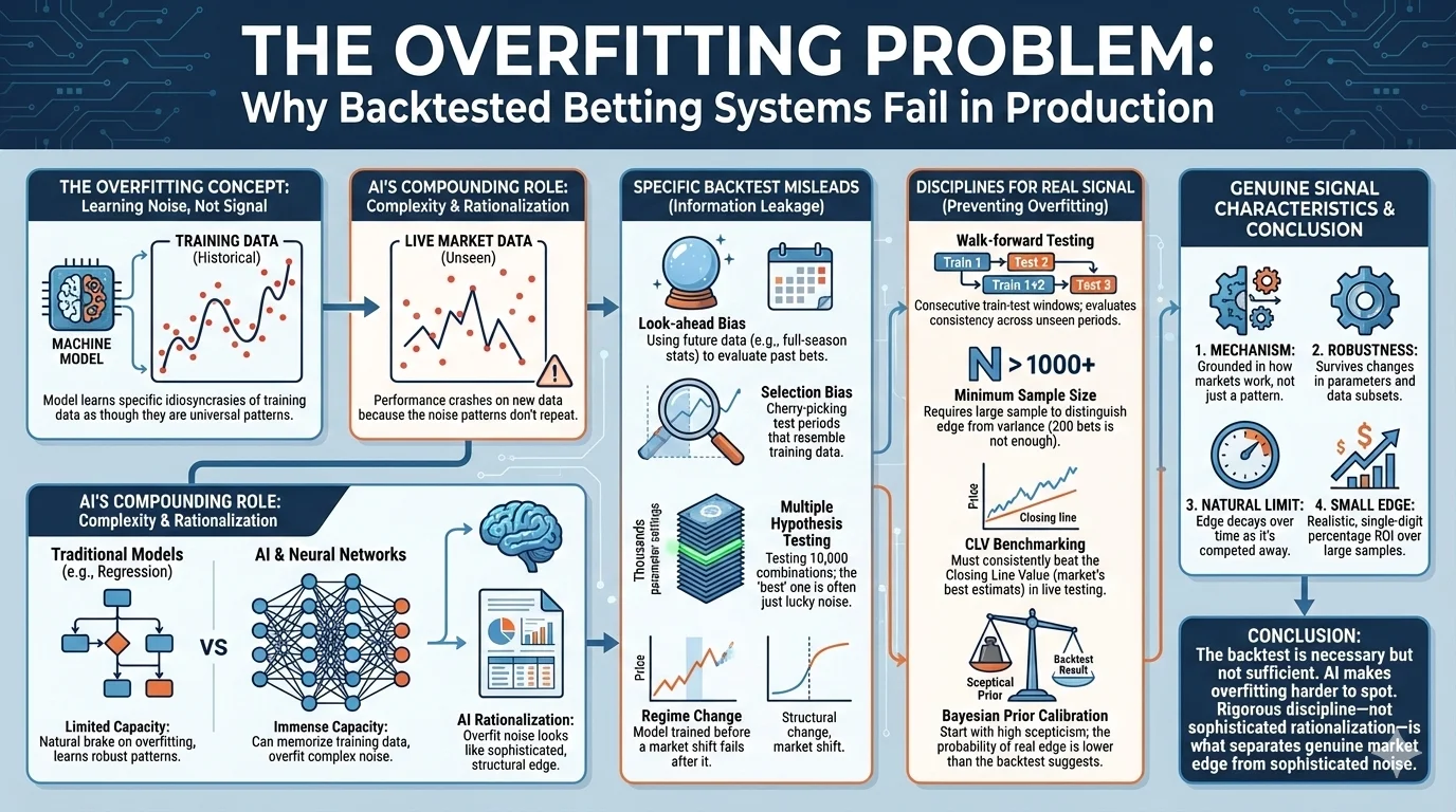 The Overfitting Problem Why Backtested Betting Systems Fail in Production.webp