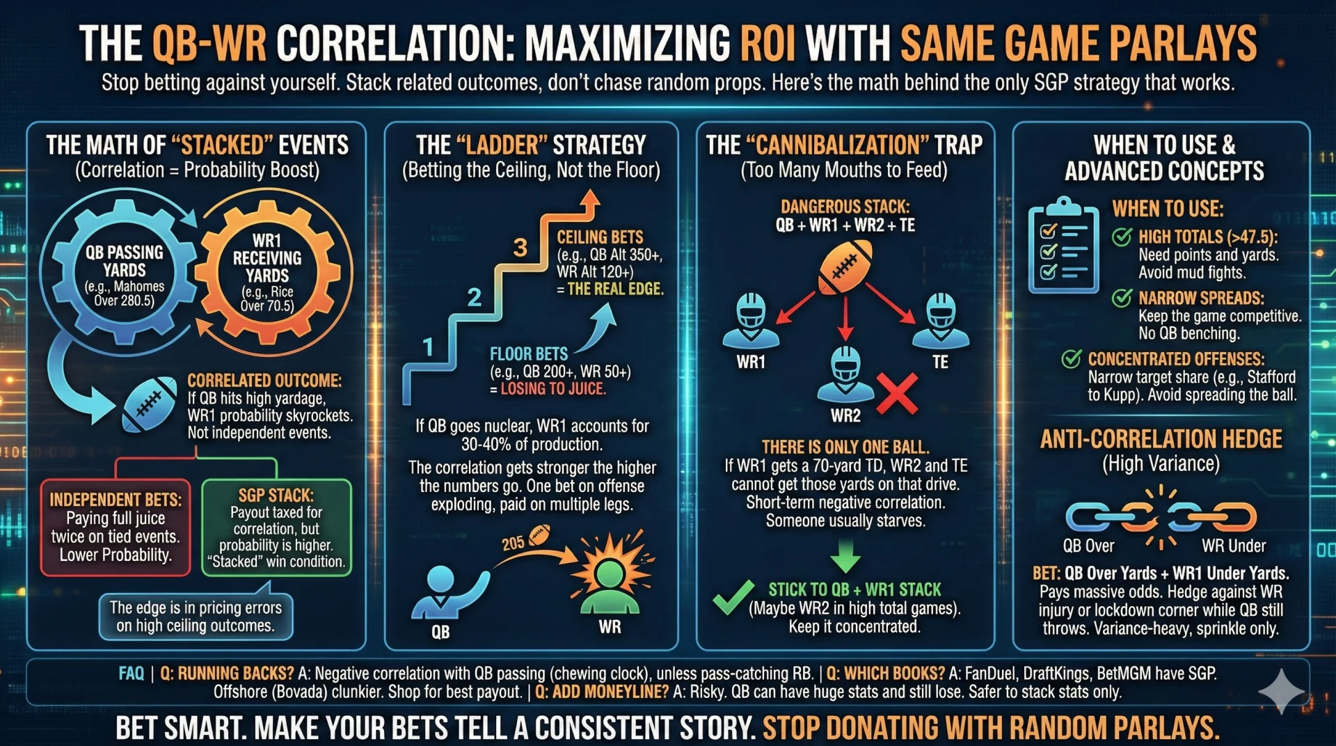 The QB-WR Correlation Maximizing ROI with Same Game Parlays.webp