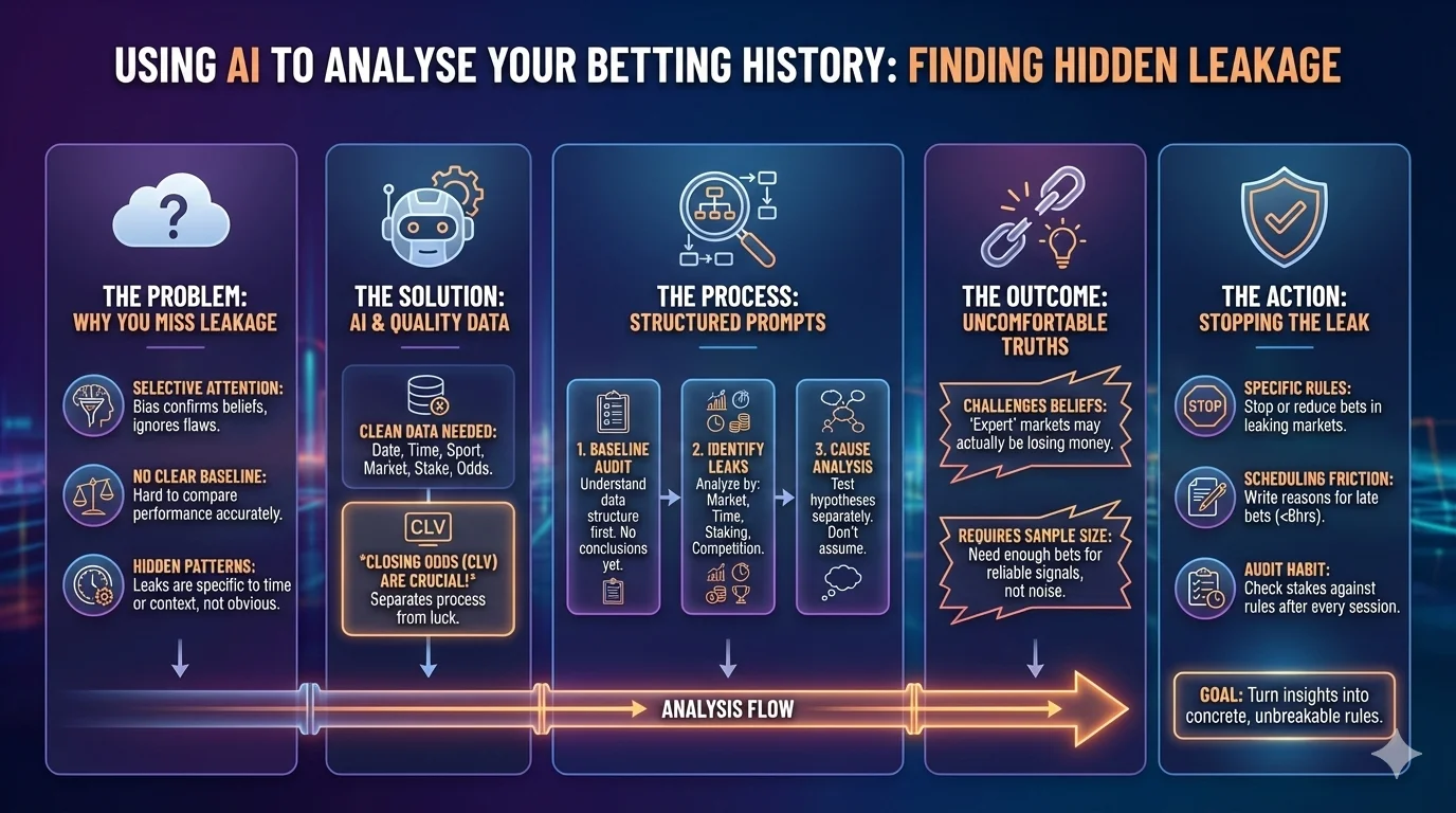 Using AI to Analyse Your Own Betting History Finding the Leakage You Can't See.webp