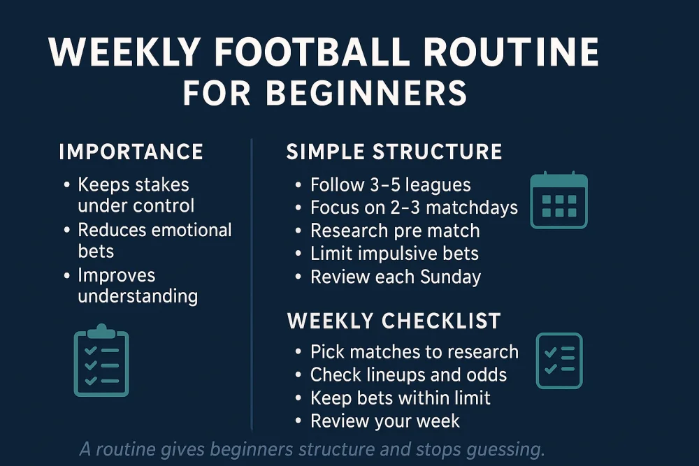 weekly football routine infographic.webp
