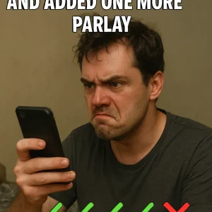 When you got greedy and added one more parlay